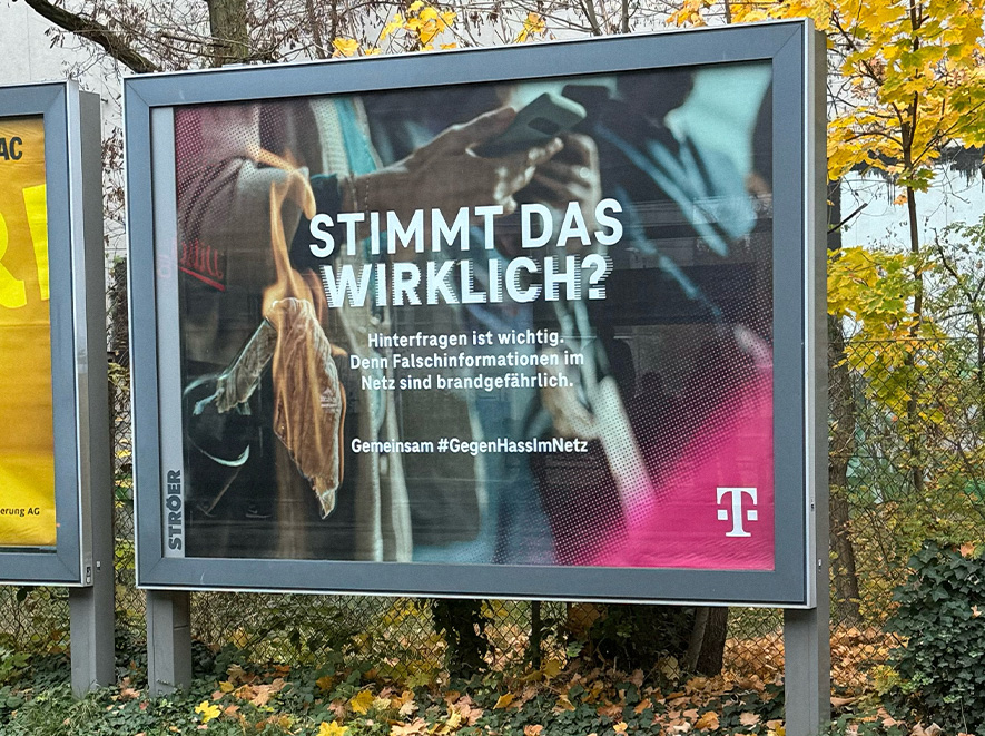 Stimmt das Wirklich Plakat Kampagne