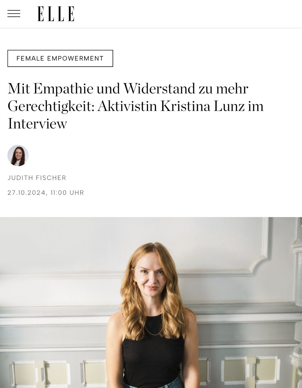 Kristina Lunz Presse