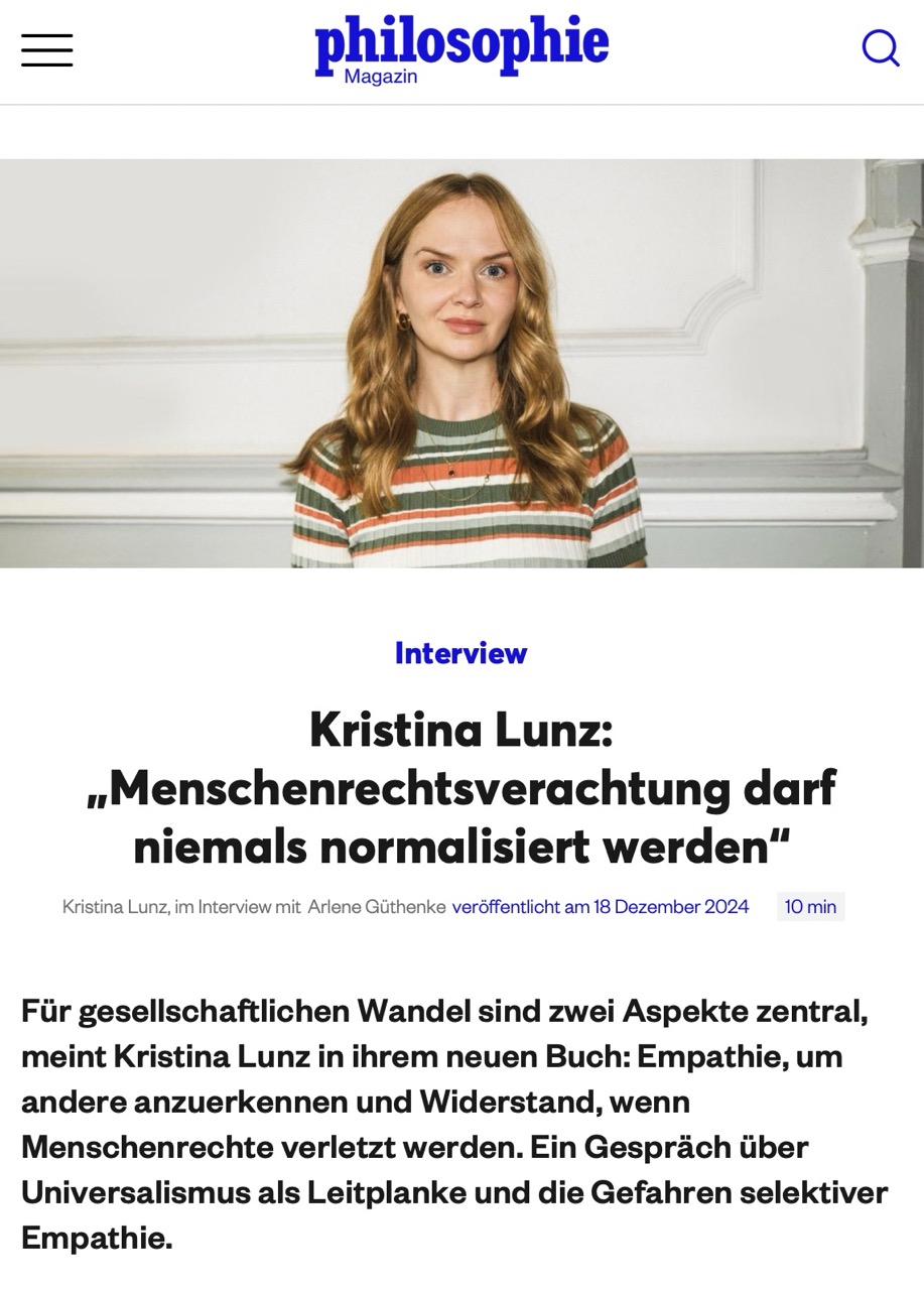 Kristina Lunz Presse